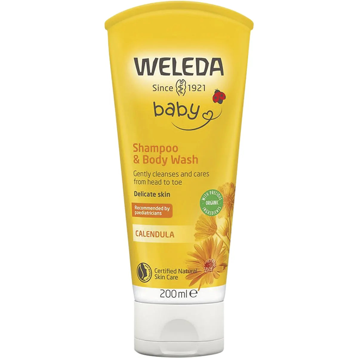 Calendula Shampoo & Body Wash Baby 200ml