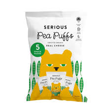 Serious Pea Puff Real Cheese Multipack 75gx5