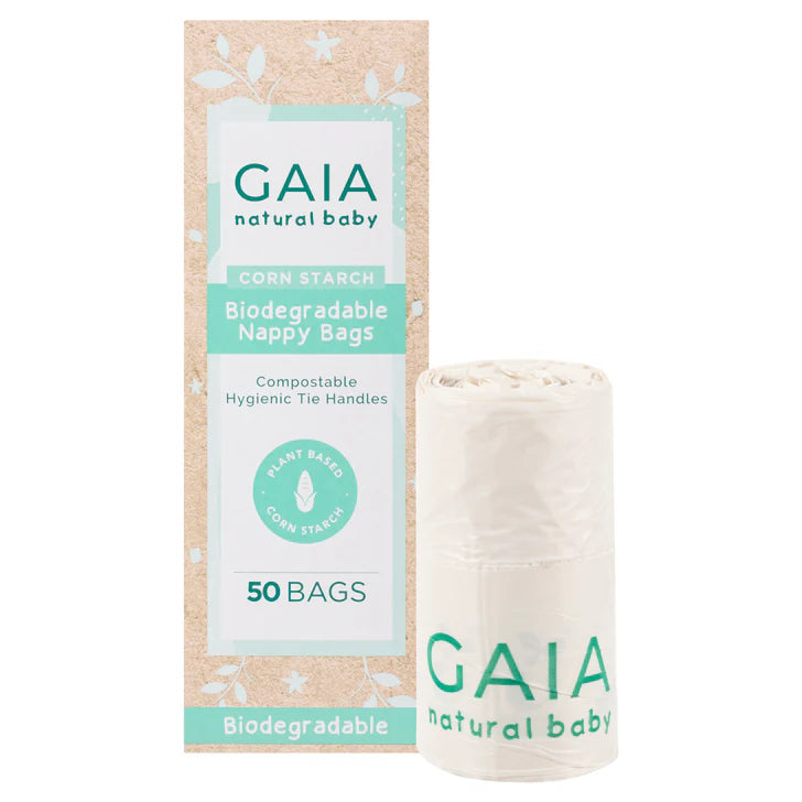 Gaia Biodegradable Nappy Bags 50pk