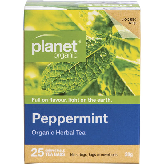 Peppermint Herbal Tea Bags 25pk