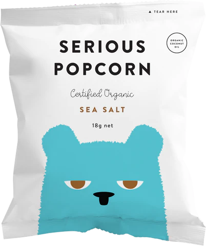 Serious Popcorn Sea Salt 18X18gm