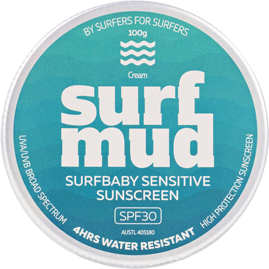 Surfbaby Sensitive Sunscreen SPF 30 Tin 100g