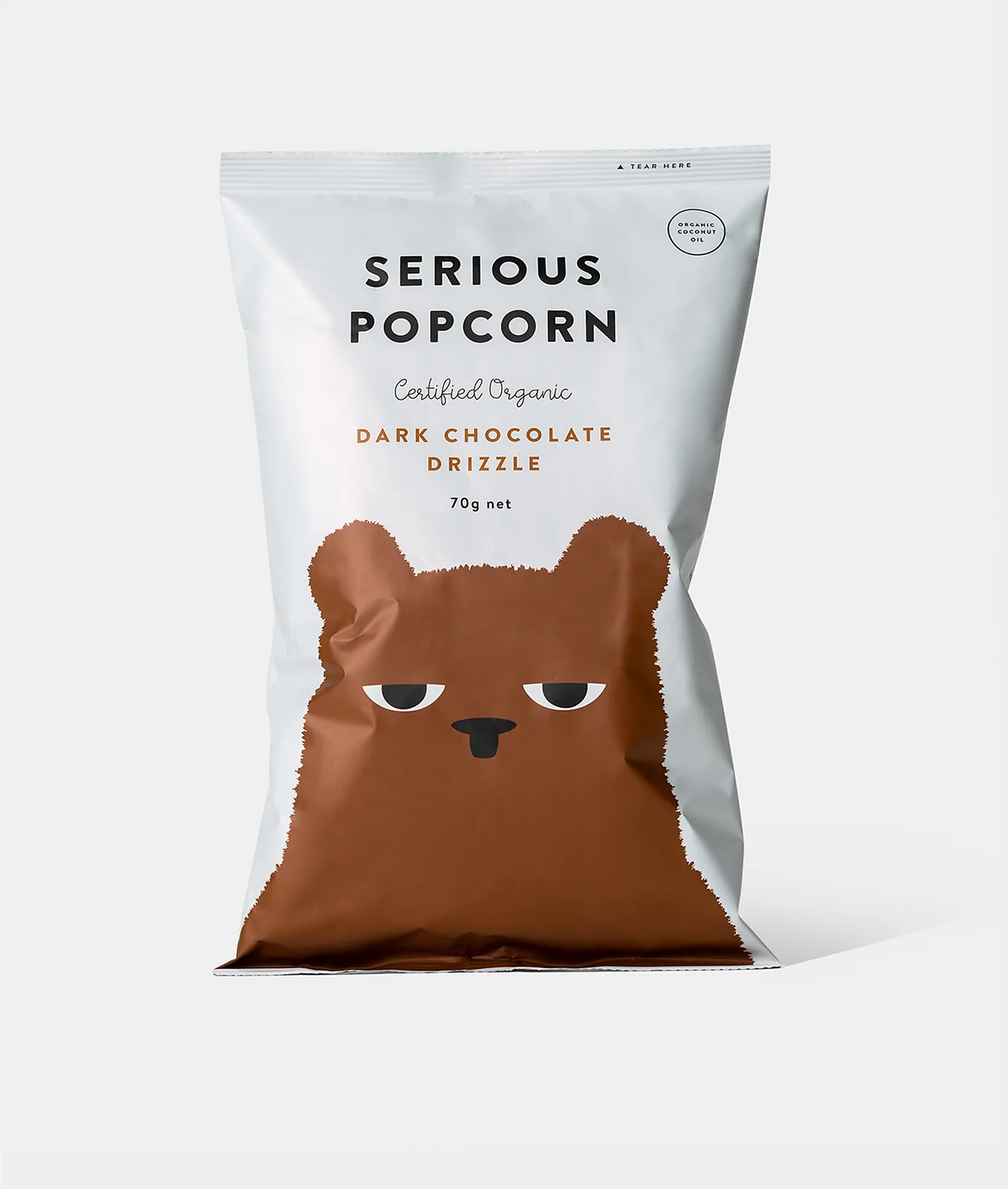 Serious Popcorn Dark Choc Drizzle 70g