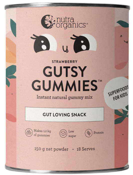 Nutra Organics Gutsy Gummies Strawberry 150g